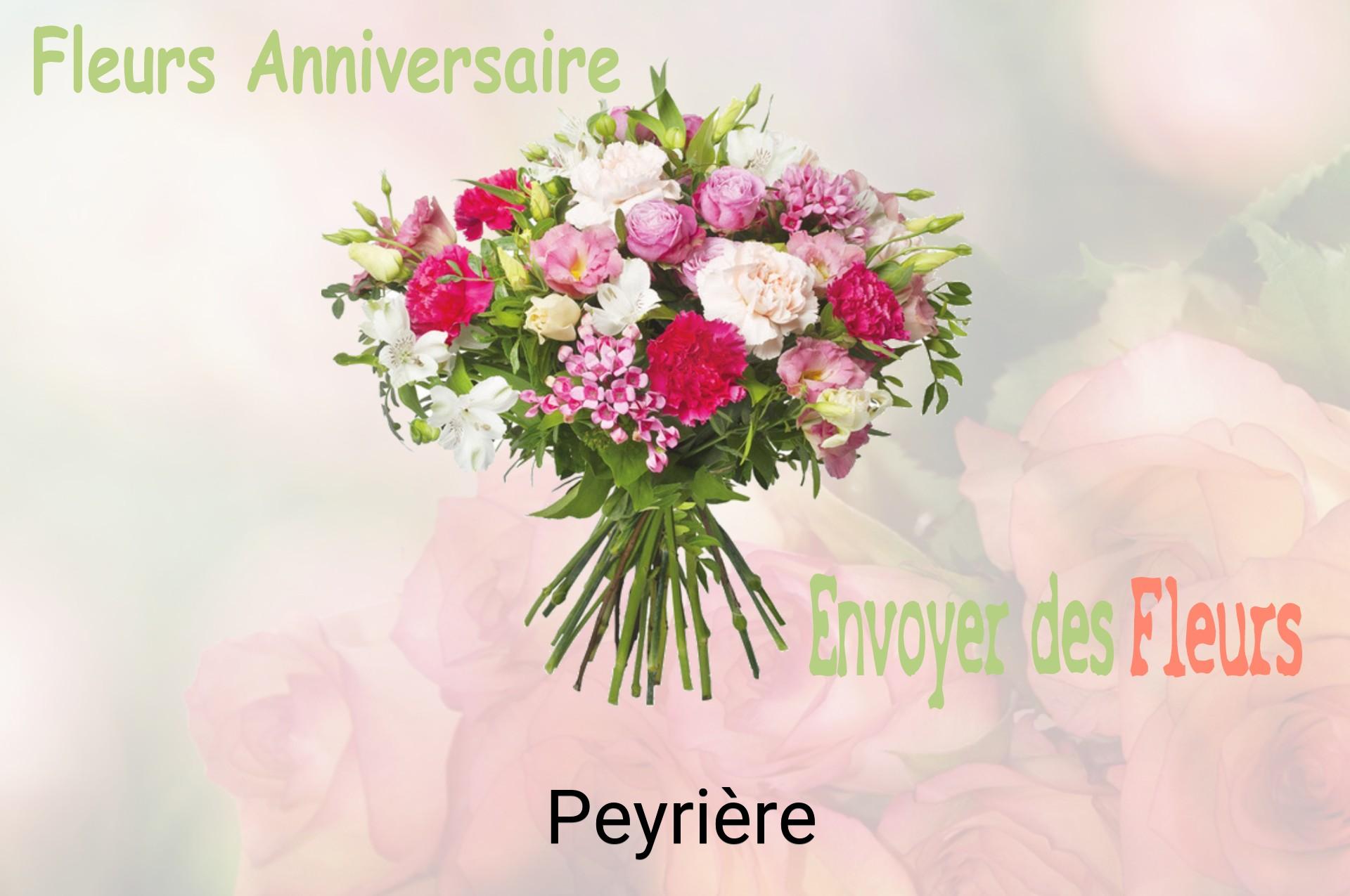 Bouquet de fleurs d’anniversaire livré à Peyrière